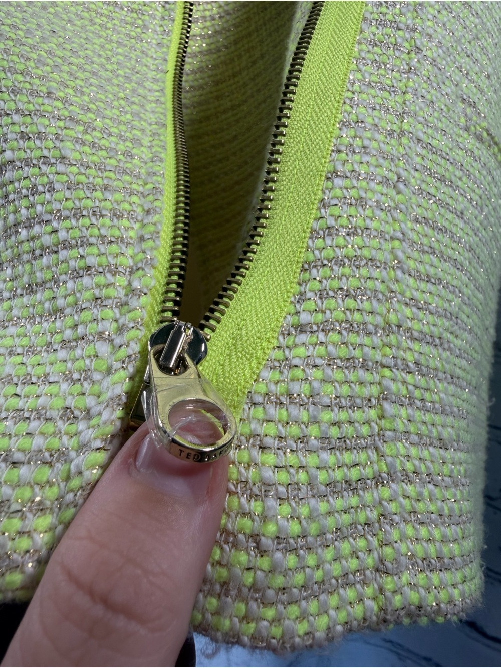 Ted Baker Noira Biker Jacket NWOT - Picture 2 of 5